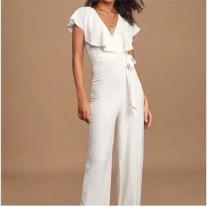 Lulu’s White Jumpsuit
